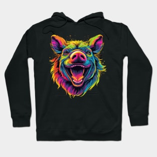 Wild Boar Smiling Hoodie